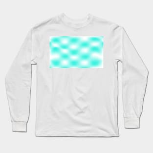 blue and white wave background Long Sleeve T-Shirt